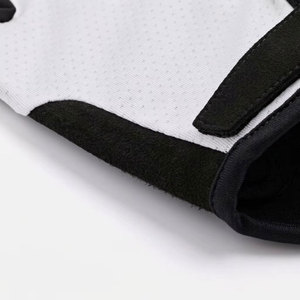 Guantes de Ciclismo Daizen Star Antideslizantes de Medio Dedo, Blancos, de Poliéster, con Cierre de Velcro, Unisex, para Verano - Product Image 4