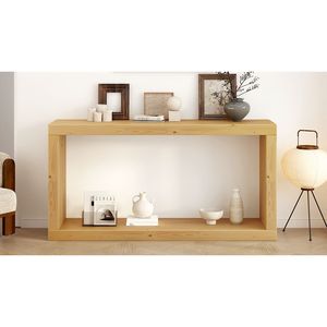 Table console carrée moderne et minimaliste U_STYLE, facile à assembler, pour entrée, couloir, salon, design tendance - Product Image 3