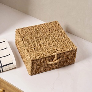 Seagrass <b>Storage</b> Organiser - Natural Handmade <b>Storage</b> <b>Basket</b> Wholesale eco-friendly Made in Viet Nam - Product Image 3