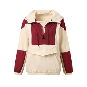 Veste coupe-vent personnalisée à demi-zip pour sororité, imperméable, coupe-vent, anorak d'extérieur, imprimé, unisexe, vêtements à lettres grecques, grandes tailles - Product Image 1