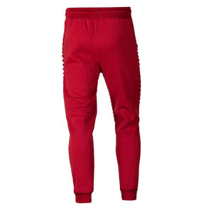 Sweat-shirt à capuche rouge pour homme, demi-zip, manches longues, coupe ajustée, décontracté, col montant, pour usage quotidien - Product Image 3