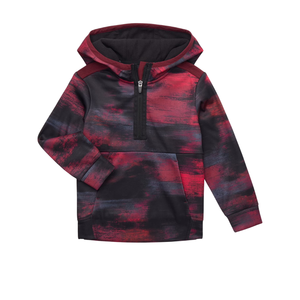 Sweat à capuche mi-zippé imprimé camouflage pour enfants, doublé polaire, pull décontracté pour garçons et filles, sweat à capuche technique en polaire Active Hoodie - Product Image 4