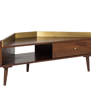 Mueble gabinete de madera de teca, diseño moderno, forma triangular, duradero y de buena calidad - Product Image 2