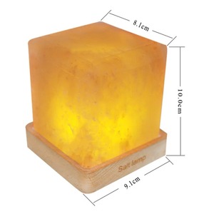 Lampe de nuit rechargeable en forme de bouteille avec sel rose de l'Himalaya comestible, pour chambre et bureau - Product Image 6
