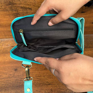 Bolso bandolera con cremallera de cuero acolchado con entramado de diamantes para mujer, bolso de hombro de diseñador de lujo - Product Image 6