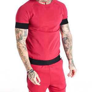 Ensembles de t-shirts et shorts pour hommes personnalisés, ensembles courts d'été sur mesure pour hommes, impression de logo personnalisée, ensemble de t-shirts en coton respirant - Product Image 6