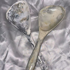 Cuchara y Tenedor para Servir Ensaladas de Resina, Utensilio de Cocina Resistente al Calor, Duradero, de Larga Duración, 2 Piezas Decorativas - Product Image 1