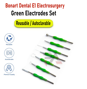 ชุดอิเล็กโทรดสีเขียว Bonart Dental ART E1 7 ชิ้น ใช้ซ้ำได้ ฆ่าเชื้อได้ด้วยเครื่องนึ่ง - Product Image 5