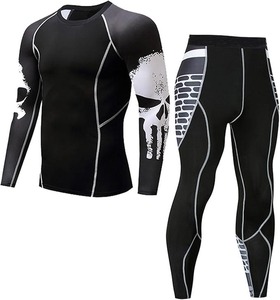 Tenue de compression sur mesure pour homme – Ensemble de fitness et de course – Vêtement de sport pour la gym - Product Image 3