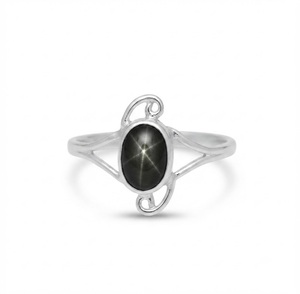 Anillo de Ónix Negro Natural al por Mayor, Plata de Ley 925, Gema Ovalada Cabujón, Joyería Minimalista Hecha a Mano, Anillo de Moda para Mujer - Product Image 1