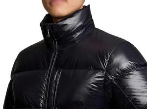 Veste d'hiver chaude et brillante noire pour homme, nouvelle collection, prix de gros, doudoune épaisse pour l'extérieur - Product Image 3