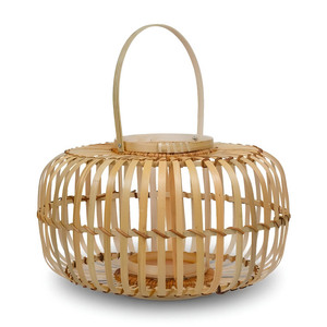 Bamboo <b>candle</b> lantern for sale premium quality decorative <b>small</b> lanterns tabletop banquet display - Product Image 4
