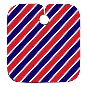 Capa de Barbero Ligera con Estampado Completo, Transpirable, con Correa Roja Personalizada y Logotipos Personalizados - Product Image 3