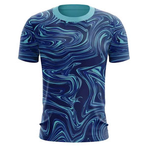 Camiseta de Sublimación 100% Poliéster Personalizada de Fábrica al por Mayor para Empleados, Impresión de Sublimación Completa, Diseño Formal y Elegante - Product Image 5