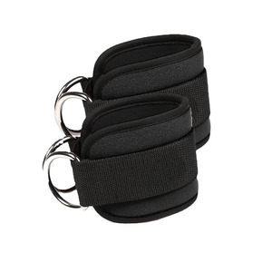 Premium Non-Slip Breathable Padded Ankle Straps for Cable Machines Adjustable Gym Cuffs for Glute Kickbacks Leg Workouts - Product Image 1