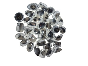 Cabochon d'opale de dendrite naturelle de pierres précieuses d'Inde pour la fabrication de bijoux - Product Image 3