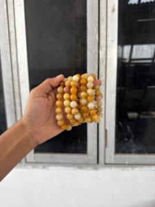 Natural Yellow Carnelian 10mm Polished Beaded <b>Bracelet</b> Crystal <b>Healing</b> Gemstone Reiki Chakra Meditation Anti-Anxiety Relief Gift - Product Image 3