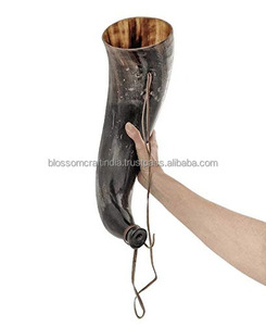 Cuerno Decorativo de Buey, Vaca o Búfalo, Hecho a Mano, de Primera Calidad, Instrumento Tradicional para Ceremonias - Product Image 5