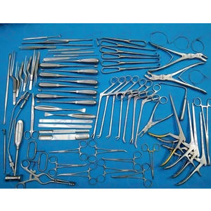 Ensemble d'instruments chirurgicaux pour laminectomie certifiés CE Surginexa SR-OP-0475 78 pièces pour la chirurgie générale - Product Image 1