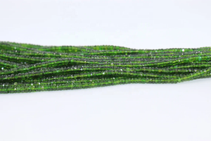 ลูกปัดโครเมียมเหลี่ยมเพชรพลอย AAA ขนาด3.5-5.5มม. 16นิ้วอัญมณีธรรมชาติสำหรับทำเครื่องประดับขายส่ง - Product Image 5