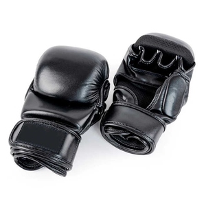ถุงมือ MMA สำหรับศิลปะการต่อสู้ ให้การรองรับข้อมือที่ยืดหยุ่น ผลิตจากหนังและ PVC ที่ทนทาน ป้องกันการลื่น เหมาะสำหรับการฝึกซ้อมและการแข่งขัน - Product Image 1