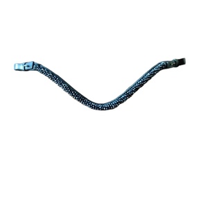 Calidad Superior Negro Marrón Diseñador Guanina Cuero Ceja Banda Cómodo Accesorio Ecuestre para Uso de Caballos - Product Image 1