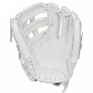 Guantes de Béisbol y Sóftbol de Piel de Cerdo Personalizados de Alta Calidad al por Mayor, Duraderos para Lanzadores Zurdos/Diestros, Blancos Sólidos con Cierre de Gancho y Bucle 2026 - Product Image 4