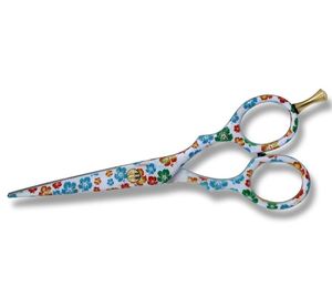 Ensemble de ciseaux de coiffure et d'éclaircissement multicolores professionnels pour salon de barbier, lames creuses affûtées, revêtement titane - Product Image 2