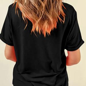 Nuevo diseño elegante ropa deportiva camiseta de mujer con diseño personalizado Impresión de secado rápido transpirable cómoda camiseta de mujer - Product Image 6