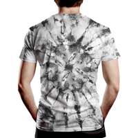 T-shirt à manches courtes pour homme, imprimé loup, col rond, coupe classique, jersey de coton respirant, 300g, imprimé par sublimation sur le devant