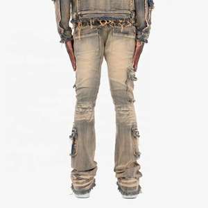 Nuevos Jeans Ajustados de Diseño Personalizado para Hombre, Pantalones Vaqueros de Alta Calidad a Bajo Precio - Product Image 4