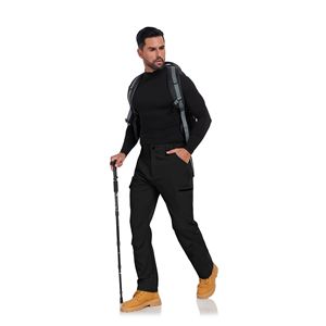 Pantaloni Cargo da Uomo Leggeri, ad Asciugatura Rapida, Impermeabili, con 6 Tasche, Elasticizzati, per Lavoro, Pesca, Viaggi, Escursionismo e Attività all'Aperto - Product Image 5