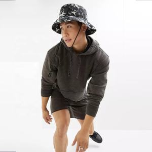 Sudadera con capucha lavada con ácido extragrande de lujo personalizada, fabricación de 100% algodón, Sudadera con capucha para hombre de rizo francés al por mayor - Product Image 1