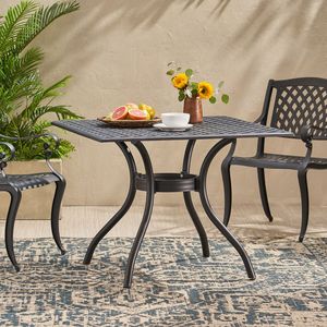 Table d'extérieur carrée Cayman Arch Mesh I 39 pouces - Product Image 4