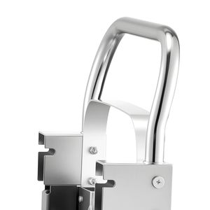 Carrello Pieghevole 2 in 1 con Capacità di Carico di 227 Kg, Convertibile a 4 Ruote, Ruote Regolabili - Product Image 6