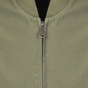 Chaqueta Bomber Acolchada de Lona de Alta Calidad para Hombre, Abrigo de Invierno Cálido con Cuello Alto y Forro Grueso Estilo Universitario - Product Image 6