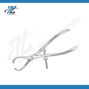 Pinzas para Sujetar Huesos de 185 mm, Instrumento Quirúrgico Ortopédico de Acero Inoxidable de Calidad, Pinza para Huesos Reutilizable, Fabricante de Pakistán - Product Image 3