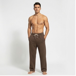 Camiseta sin Mangas Personalizada, Pantalones Anchos de Pierna Recta, Ligeros, Transpirables, de Algodón y Elastano, Estilo Francés, Cintura Doble, Pantalones Deportivos Acampanados - Product Image 1