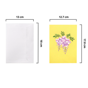 Flower Colorful Theme 3D pop up Card <b>Handmade</b> Greeting Card 2026 Gift Pop up Cards 3D Flower Forest Pop Up <b>Paper</b> Craft - Product Image 2