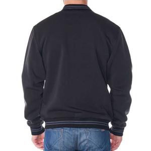 Chaqueta Varsity Personalizada para Hombre, Cuello Alto, Cálida para Invierno, Informal, de Lona con Patrón de Letras, Talla Regular, Etiqueta Privada Frontal - Product Image 5