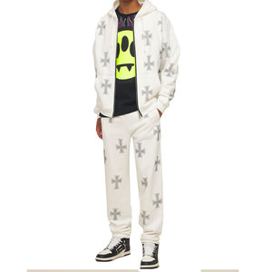 Fashion Rhinestone Tracksuit With Lightweight Material And Modern Style Rhinestone Tracksuit For Casual Outfits - Product Image 1