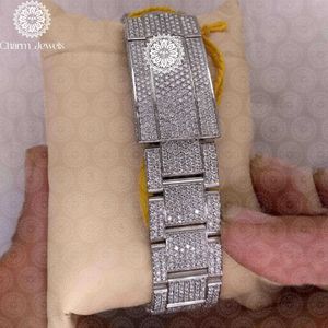 Montre de luxe Charm Jewells, bracelet en acier inoxydable, mouvement mécanique analogique, cadran de 40 mm, date automatique lumineuse, résistante à l'eau - Product Image 4