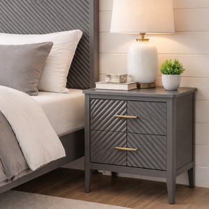 CAIRNDALE Collection Direct Supply Modern Design Eco-Friendly Durable Bedroom Furniture <b>Bedside</b> Table Wooden Nightstand - Product Image 3