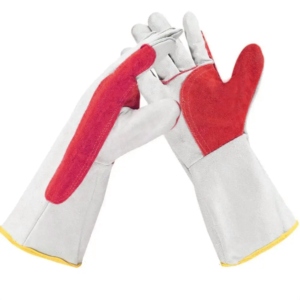 Gants de soudage à chaud en cuir de vachette pleine fleur de qualité supérieure, durables, antistatiques, antidérapants, flexibles, résistants pour la sécurité des mains - Product Image 4
