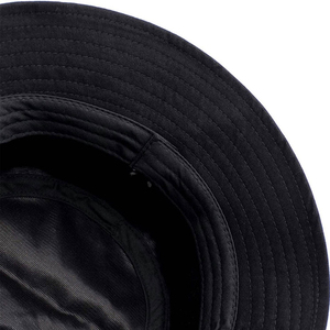 Unisex Black Cotton Canvas Outdoor Digital Print Bucket <b>Hat</b> Solid Color Casual Style Spring Summer Adult Fit 56-58CM - Product Image 5