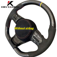 Volant sport personnalisé KBV pour Kia K2/K3/K4/K5/K5 Sport, modification avec cuir véritable, fibre de carbone et cuir perforé ATs