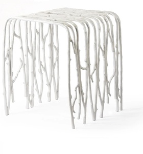 <b>Black</b> Branch Design Wrought Iron Coffee <b>Table</b> Handmade Industrial Modern Living Room Furniture - Product Image 3
