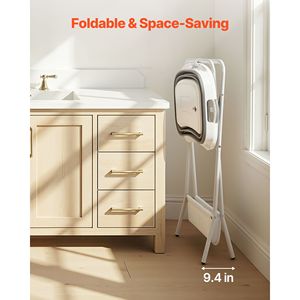 Vasca da Bagno Portatile Pieghevole Salvaspazio per Cani 2 in 1, Stazione di Lavaggio Pieghevole per Animali Domestici e Uccelli per Toelettatura e Bagno a Casa - Product Image 6