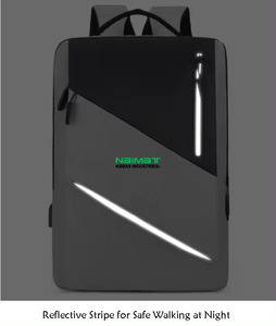 New Designer <b>Backpack</b> Office Laptop <b>Backpack</b> Black Nylon Laptop <b>Backpacks</b> Custom Logo Anti Theft Custom Laptop School Bags - Product Image 1