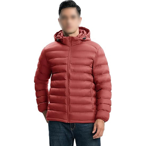 Womens Quilted Puffer <b>Jacket</b> With Sparkly Rhinestone Details And Cozy Attached Hooded Coat - Product Image 3